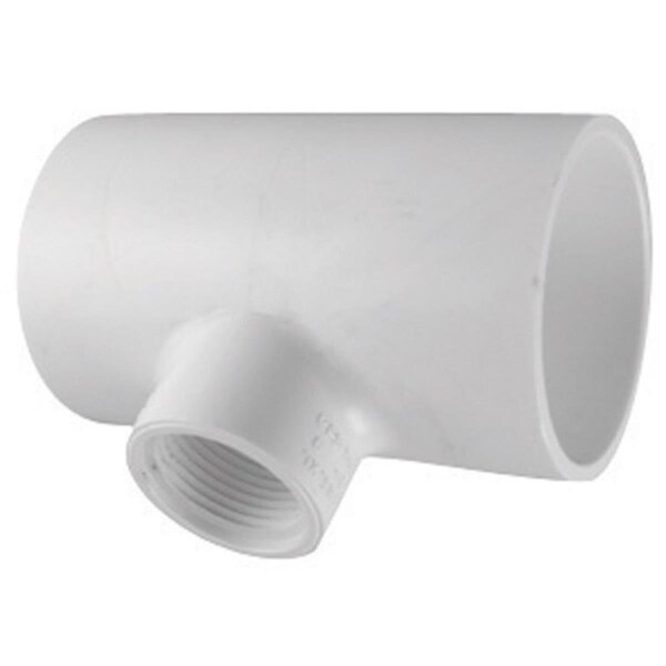 Pinpoint Charlotte Pipe & Foundry PVC024013200 Schedule 40 PVC Reducing Tee 1 x 1 x 0.5 in. FPT, 25PK PI2512808 - main